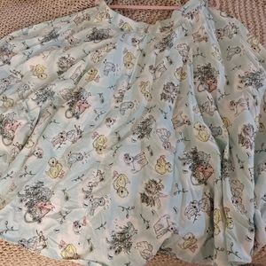 NEW Hell Bunny Blue Baby Animal Skirt 2XL XXL w pockets